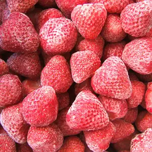 IQF Frozen Fresh Strawberry Fruit Gefrorene Erdbeer scheibe King Red Ball Bulk