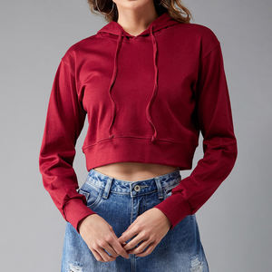 Sudadera con Capucha Larga y Holgada de Estilo Urbano para Mujer, Sudadera con Capucha de Invierno de Punto y Felpa - Product Image 3