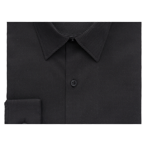 Camicia Elegante da Uomo Calvin Klein Extra-Slim in Popeline Antimacchia 100% Cotone Nero Taglia 17-17 1/2 32-33 - Product Image 3