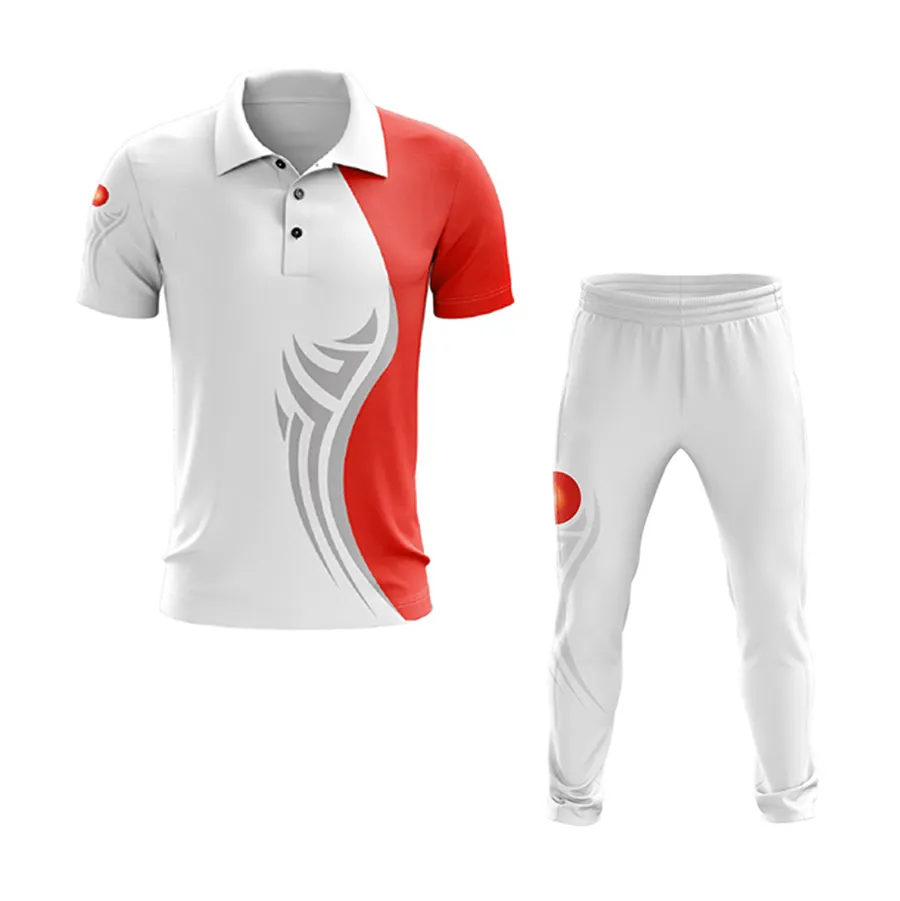 Uniforme de Cricket transpirable al por mayor de fábrica 2024/Kit de uniforme de Cricket de sublimación personalizado para hombres