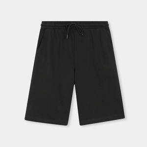 Short pour homme en coton polaire de haute qualité respirant 100% coton sérigraphié logo Option Short coupe ample avec poches latérales - Product Image 1