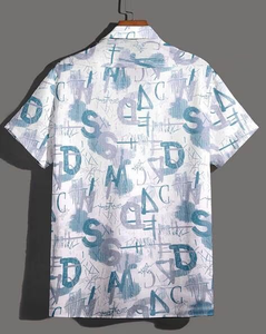 Chemise Hawaïenne Drôle pour Hommes, Tenue de Vacances, Manches Courtes, Boutons, Tenues de Fête, Tissus 100% Coton - Product Image 2