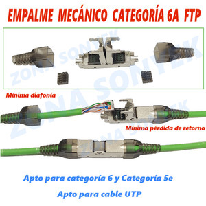 Connecteur Ethernet à raccordement mécanique catégorie 6a - Product Image 1