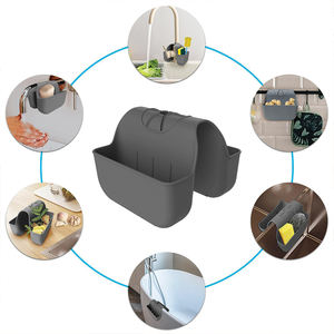 Lavabo décoratif en silicone pour la <span class=keywords><strong>vaisselle</strong></span>, <span class=keywords><strong>porte</strong></span>-éponge suspendu pour savon de cuisine - Product Image 4