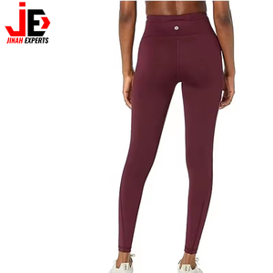 Venta al por mayor de alta calidad sólido sin costuras suaves mallas de entrenamiento Fitness trajes Yoga pantalones 100% algodón mallas de las mujeres 2025 - Product Image 6