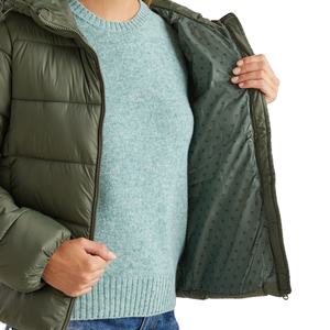 Chaqueta Acolchada de Punto Totalmente Personalizada, Nueva, Transpirable, con Capucha, para Mujer, Invierno, 100% Poliéster, Servicio OEM 2026 - Product Image 4