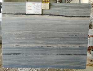 Carreaux de marbre bleu rivière de qualité supérieure Grandes dalles Pierre élégante durable polie moderne pour les comptoirs hôpitaux Meilleur prix Inde - Product Image 2