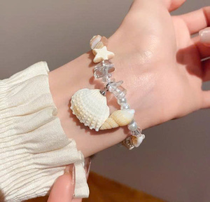 Seashell <b>Bracelet</b> Vietnam Handmade Handcrafted Summer Jewelry Elegant Gift for Her - Product Image 1