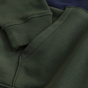 Nouveau sweat à capuche uni tendance pour homme, en coton molletonné, avec blocs de couleur, sweat à capuche décontracté, streetwear, hiver, automne, vente en gros - Product Image 6