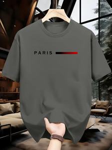 Design élégant personnalisé T-shirts pour hommes de haute qualité en gros 100% coton biologique tricoté écologique respirant demi-manche - Product Image 3