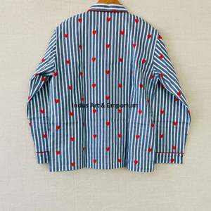 Nuevo Conjunto de Pijama de Algodón para Niños, Hermoso Conjunto de Pijama de Algodón Estampado Indio, Ropa de Dormir 100% Algodón - Product Image 4