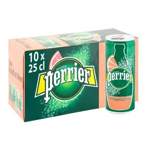 Perrier-botella de agua carbonizada brillante, 6x500 mL