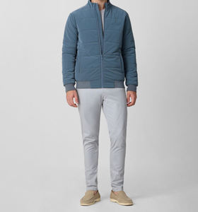 Chaleco de Poliéster para Hombre, Manga Larga, Abrigo de Invierno Cálido, Informal, para Exteriores, Resistente al Viento, Ligero, Moderno, Calentador Corporal de Algodón - Product Image 2