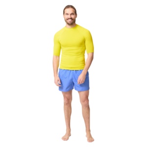 Camiseta de Surf para Hombre, Corte Ajustado, Manga Corta, Poliéster y Elastano, Protección UV, Secado Rápido, Transpirable, Protección contra Rozaduras, Ropa de Playa - Product Image 2