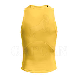 Camiseta sin mangas recién llegada para hombre, chaleco transpirable de color sólido con tops de tamaño personalizado - Product Image 2