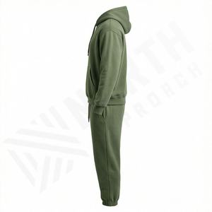 Ensemble de survêtement délavé à l'acide, haute qualité, personnalisable, respirant, style hiver, jogging, ensemble de sport pour la salle de sport, vêtements de sport, couleur personnalisée - Product Image 3