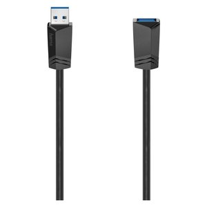 <b>Usb</b> 3.0 Extension Cable 1.5m Male To Female <b>Type</b> A Connector Black - Product Image 1