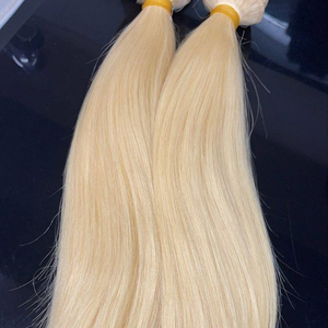 GUGU HAIR 613 Blonde Bouclée Remy Cheveux Humains Vietnamiens Machine Double Trame Loose Deep Wave Cheveux Vierges Bruts 100g - Product Image 1