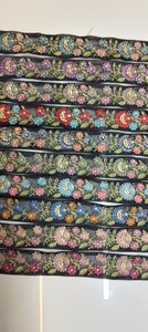 Robe abaya de créateur en dentelle brodée de fleurs Robe de luxe modeste à manches longues pour la fête de l'Aïd en filet - Product Image 4