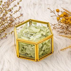 Superior Quality Classic Design Brass & Glass Ring Storage <b>Box</b> Hexagon Shape Jewelry & Pendant <b>Box</b> at Attractive Prices - Product Image 4