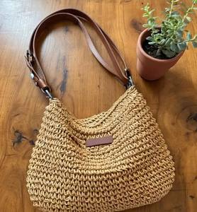<b>Straw</b> Woven Shoulder <b>Bag</b>,<b>Beach</b> Crossbody ,Hobo Shoulder Handbag,<b>Large</b> Capacity <b>Beach</b> Basket Purse - Product Image 1