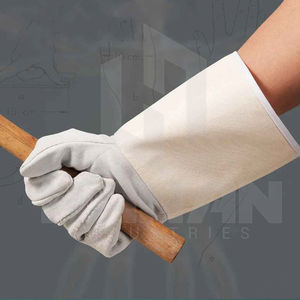 Gants de soudage en cuir Gants de sécurité sûrs et anti-crevaison résistants au feu et aux hautes températures Gants de sécurité économiques - Product Image 4