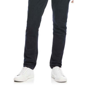 Pantaloni in denim casual da uomo Perry Ellis a vita alta, ricamati e lavati, stile dritto, blu, taglia 38X32, per la stagione invernale - Product Image 3