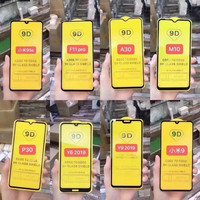 Vidrio Templado para Teléfono Móvil, Grado AAA, Pegamento Completo, 2.5D, 9H, 0.33mm, Ultrafino, Sin Burbujas, Cobertura Total, Anti-Rayones, Venta al Por Mayor