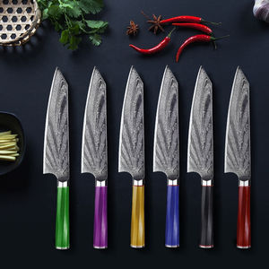 Custom Professional Chef Kitchen <b>Knife</b> VG10 Damascus Steel Gyuto 73-Layer Ambidextrous Brushed Finish Dishwasher <b>Safe</b> Customized - Product Image 3