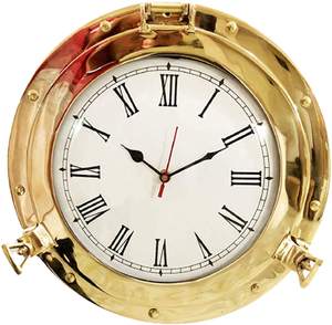 Hublot miroir nouveau 2023 ensemble de 3 Vintage nautique en laiton luxe laiton mur hublot miroir avec finition argentée en bas quantité minimale de commande - Product Image 4