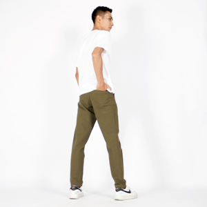 Pantalon décontracté pour homme Okechuku Rafael de haute qualité, 100% lin et coton, avec fermeture éclair - Product Image 6