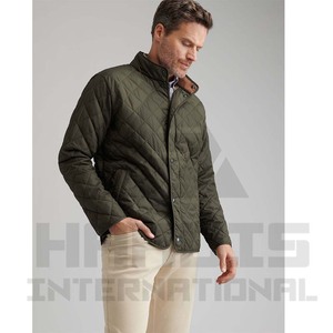 Chaqueta de bombardero de invierno de nailon de alta calidad de marca 2025 para hombre, cortavientos de satén tejido transpirable con revestimiento alto, venta al por mayor - Product Image 2