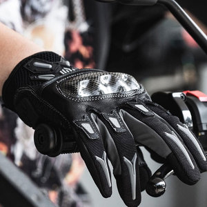Equipo de protección de calidad superior Guantes de cuero para motocicleta Ajuste cómodo Guantes de cuero para motocicleta para Calle y pista - Product Image 6