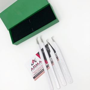 แหนบหนีบขนตาแบบแยกองศา90องศาที่แข็งแรงจับปลายแหลมสำหรับติดฉลากส่วนตัว - Product Image 6