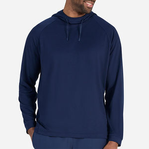 Sweats à capuche pour hommes en coton mélangé respirant sur mesure Sweat à capuche surdimensionné pour hommes - Product Image 3