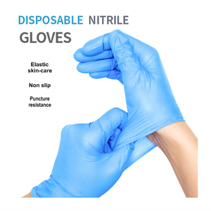 Sarung Tangan Nitril En455 Glov Glovesmurer Nitro Max Sarung Tangan Bedah Manufaktur Gants Luvas Nitril - Product Image 5