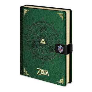 Premium the Legend of Zelda Triforce Notebook Sewing Binding Carnet De Notes Gift - Product Image 1