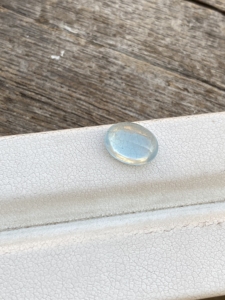 Cabujones de forma ovalada de Aguamarina de Color superior Natural de 9x7 MM con piedras preciosas sueltas de buen brillo para hacer joyas de 1,72 quilates - Product Image 2