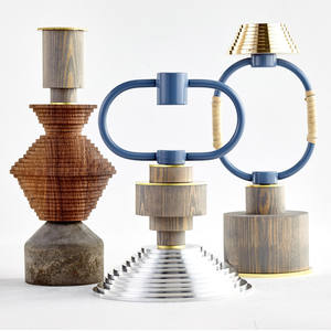 Bougeoirs en métal de qualité supérieure avec conception personnalisée pour accessoires de décoration de mariage décor à la maison décor de table - Product Image 2