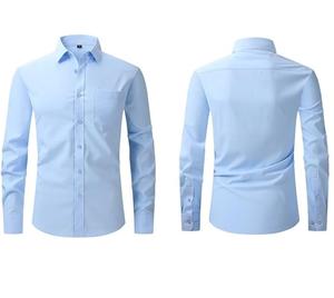 Men Dress <b>Shirt</b> for Men Quick Dry Long Sleeve Plus Size <b>Office</b> Work Men Dress <b>Shirt</b> Reasonable Price - Product Image 6