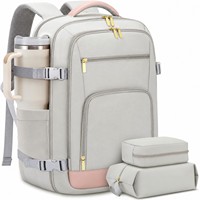 Sac à dos de voyage pour femme 40L, compartiment pour ordinateur portable, poche étanche, logo personnalisé, OEM, vente en gros