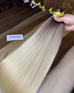 Precio de fábrica, cabello virgen vietnamita, textura recta de larga duración, rendimiento libre de desprendimiento con extremos súper dobles dibujados - Product Image 2