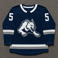 Jersey Hoki Es Kustom Unisex Jersey Hoki 100% Poliester Sublimasi Pakaian Hoki Es