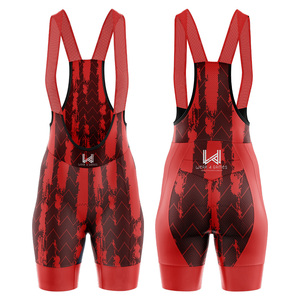 Pantalones cortos con pechera de ciclismo hechos a medida que absorben la humedad de secado rápido, transpirables, a prueba de viento, sin costuras, de talla grande, ropa de ciclismo Unisex - Product Image 3