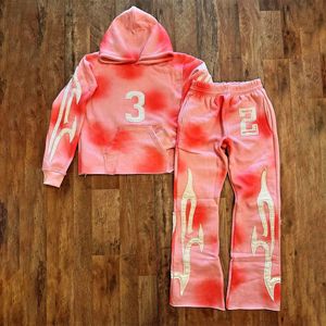 Survêtements pour hommes en coton 100% de haute qualité, lavage à l'acide, vente en gros personnalisée, prix bas, best-seller, survêtement en coton lavé à l'acide pour hommes - Product Image 5