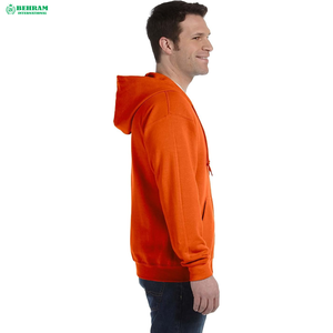 Sudadera con capucha unisex personalizada con logo impreso, manga larga, cremallera, estilo vintage, térmica, de tela francesa, 3D, 100% algodón. - Product Image 6