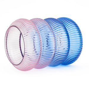 แจกันแก้วมีลวดลายไม่เหมือนใครสำหรับการแสดงบนโต๊ะแจกันแก้วจากนักออกแบบจากโรงงานโดยตรง - Product Image 3