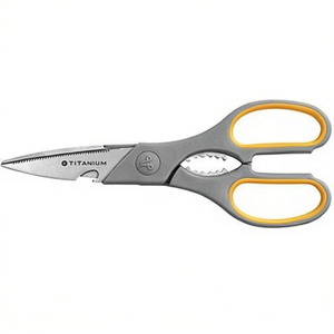 Tijeras universales Westcott TITAN Nitride Bonded SUPER de 210 mm para zurdos y diestros, color gris acero/amarillo - Product Image 3
