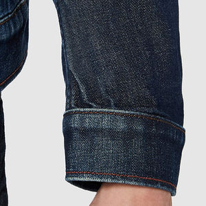 Vestes en jean pour hommes, hiver, vintage, 100% coton, respirantes, durables, boutons recouverts, logo sur le devant, haute qualité, prix bas - Product Image 5