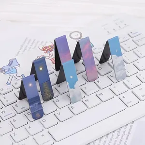 Tùy Chỉnh Phim Hoạt Hình Dễ Thương Đánh Dấu Từ Tính Có Thể Gập Lại Giấy Kim Loại Bookmark Cuốn Sách Trang Bookmark Clip